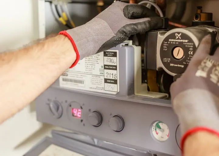 Commercial plumbing installation